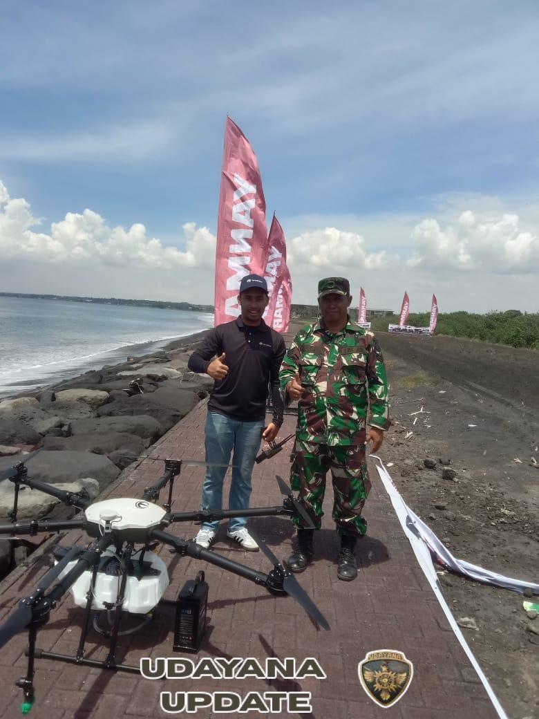 TNI Polri Di Desa Gelar Pengamanan Uji Coba Dan Demonstrasi Alat Pertanian Modern