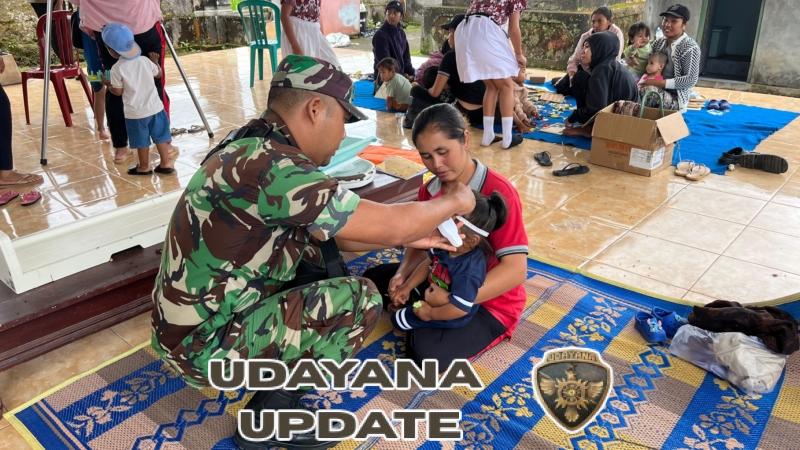 Babinsa Desa Landih Hadiri dan Dampingi Kegiatan Posyandu, Wujud Nyata Dukungan TNI terhadap Kesehatan Masyarakat