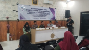 Babinsa Desa Tepas Sepakat Koramil 1628-01/Taliwang Hadiri Musyawarah Pembentukan Tim Penyusunan RKPDes 2026