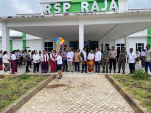 Babinsa Koramil Boawae Hadiri Launching UGD dan Ruang Rawat Inap RSU Pratama Raja