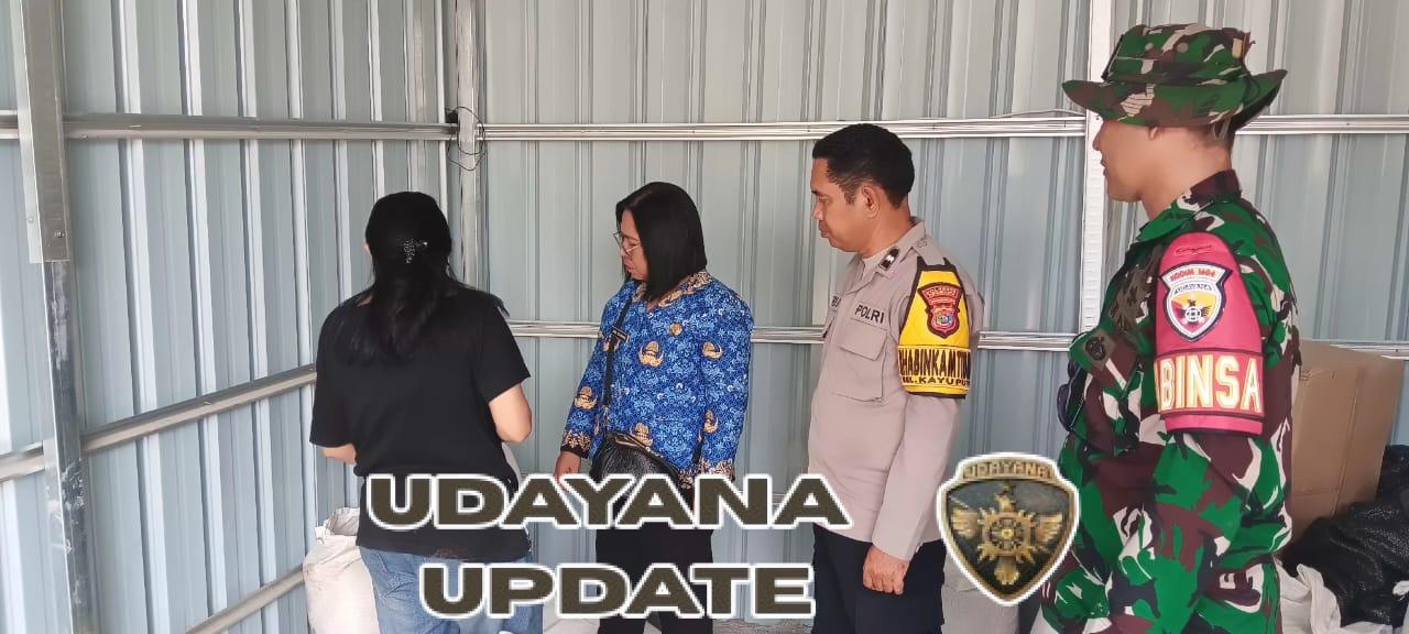 Babinsa dan Lurah Kayu Putih Tinjau Usaha Pakan Ternak