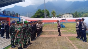 Kodim 1602/Ende Bersinergi Amankan Pertandingan ETMC 2025 Berjalan Aman dan Kondusif