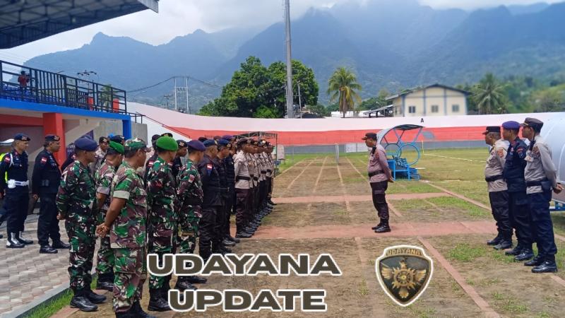 Kodim 1602/Ende Bersinergi Amankan Pertandingan ETMC 2025 Berjalan Aman dan Kondusif