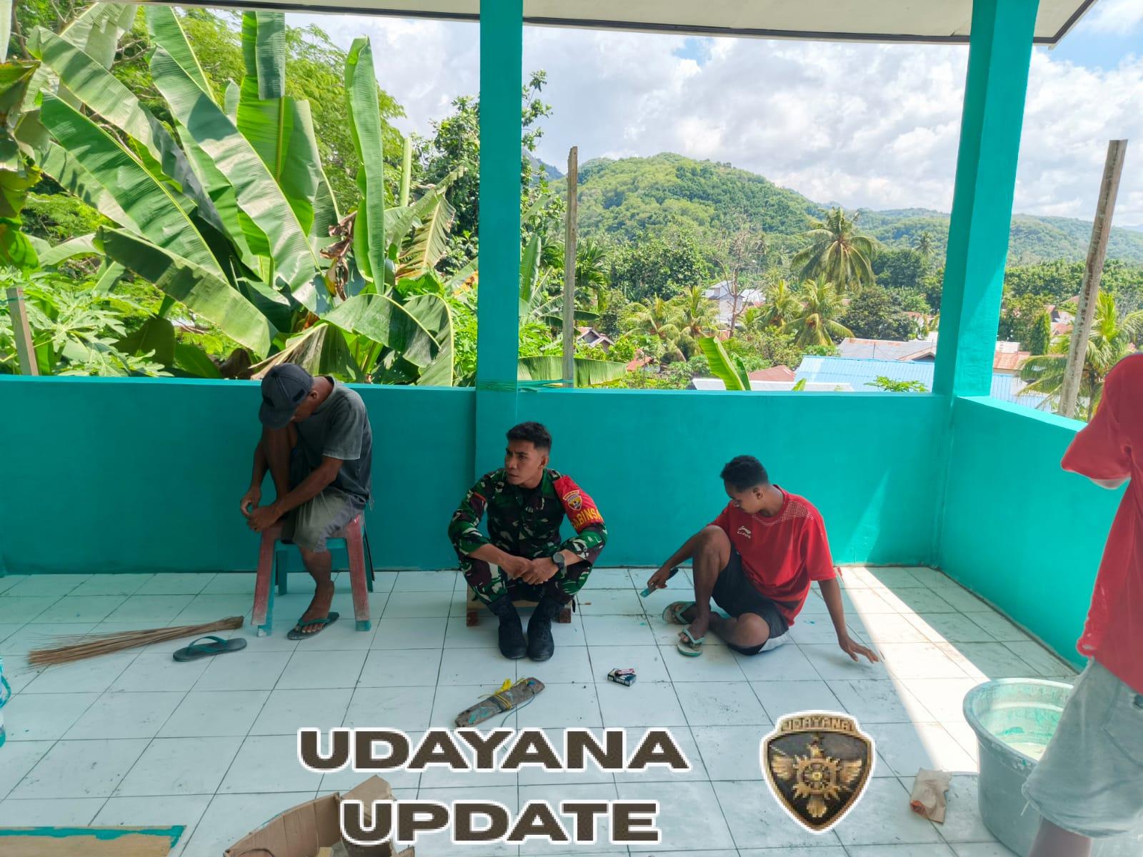 Babinsa Koramil 1602-02/Wolowaru Gelar Komsos dan Pamwil, Warga Desa Wololele A Antusias