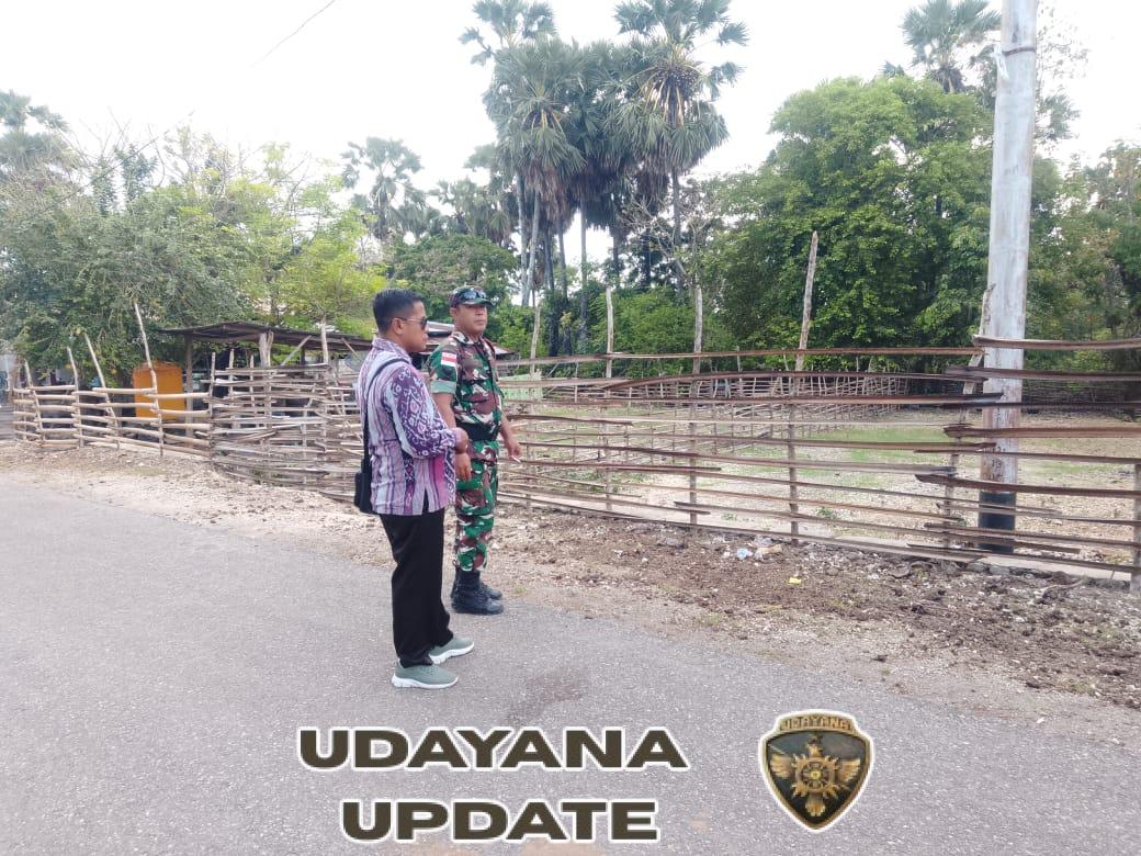 Babinsa Koramil 1627-03/Batutua Kawal Pengecekan Lahan KDMP Demi Pemberdayaan Warga