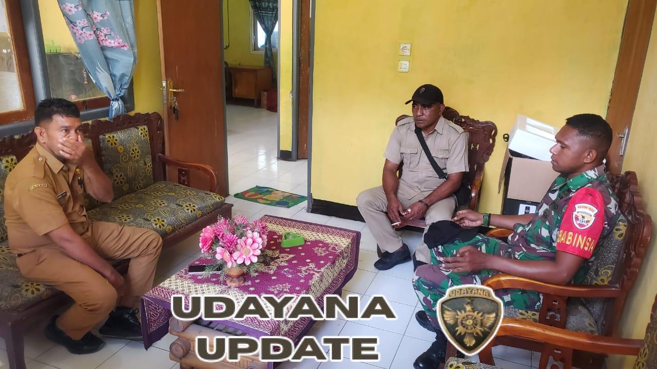 Komsos Babinsa Koramil 1624-02/Adonara Tingkatkan Kerja Sama dengan Pemerintah Kecamatan