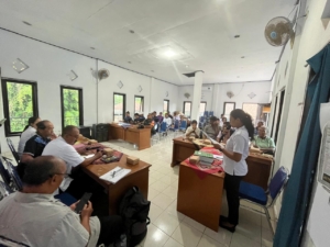 Babinsa Getakan Hadiri Musdesus  Penetapan APBDesa Dan KDKMP