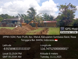 Pembangunan KDKMP di Desa Mantun Mulai Dilaksanakan, Babinsa Sertu Ahmad Yani Awasi Tahap Awal