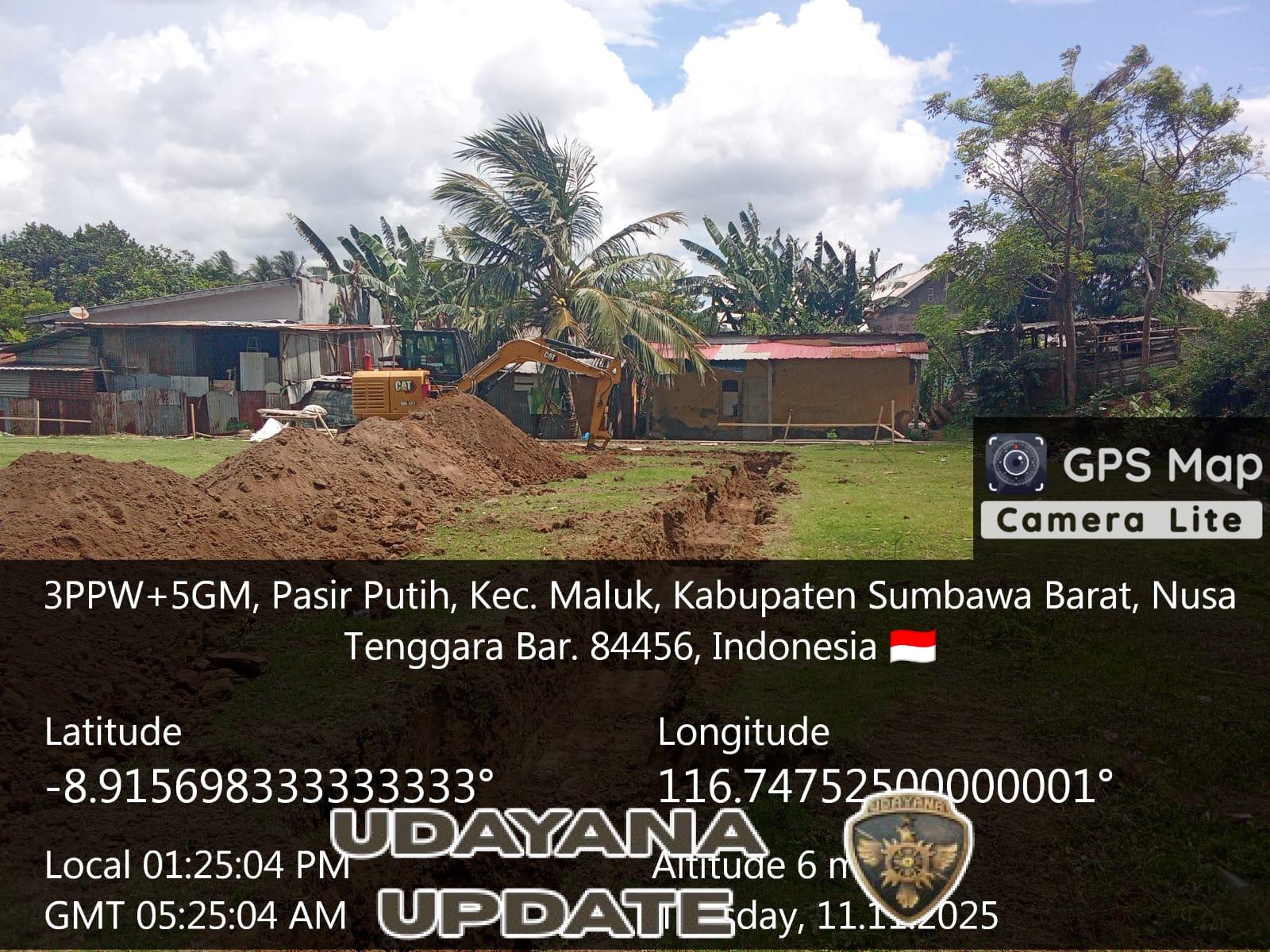 Pembangunan KDKMP di Desa Mantun Mulai Dilaksanakan, Babinsa Sertu Ahmad Yani Awasi Tahap Awal