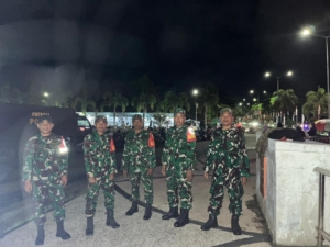 Koramil 1628-01/Taliwang Amankan Kegiatan Malam Budaya dan Lomba Solawatan HUT ke-22 Kabupaten Sumbawa Barat