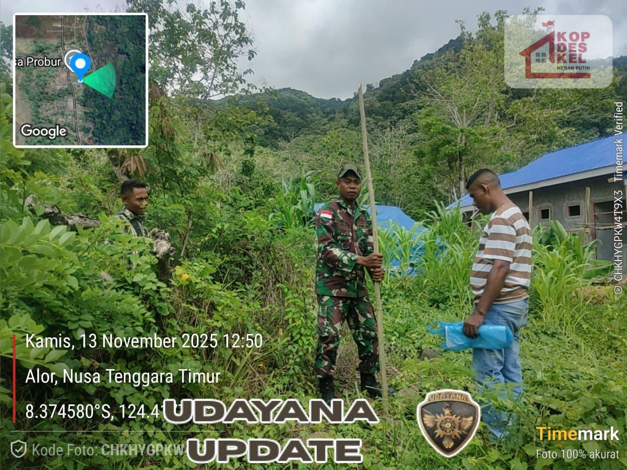 Desa Probur Siap Bangun Koperasi Merah Putih, Babinsa Turut Kawal Kegiatan