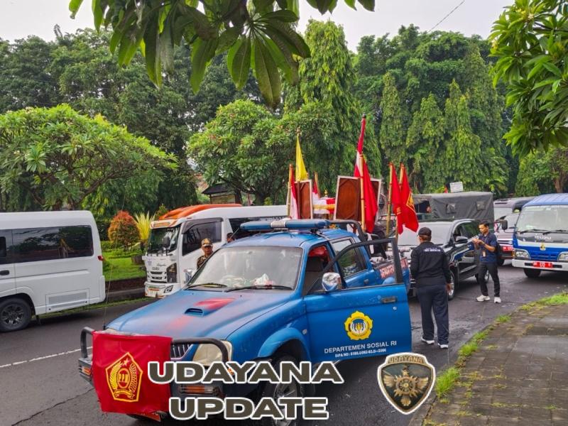 Koramil 1609-05/Sukasada Kawal Pemberangkatan Pataka Napak Tilas Perjuangan I Gusti Ngurah Rai 2025