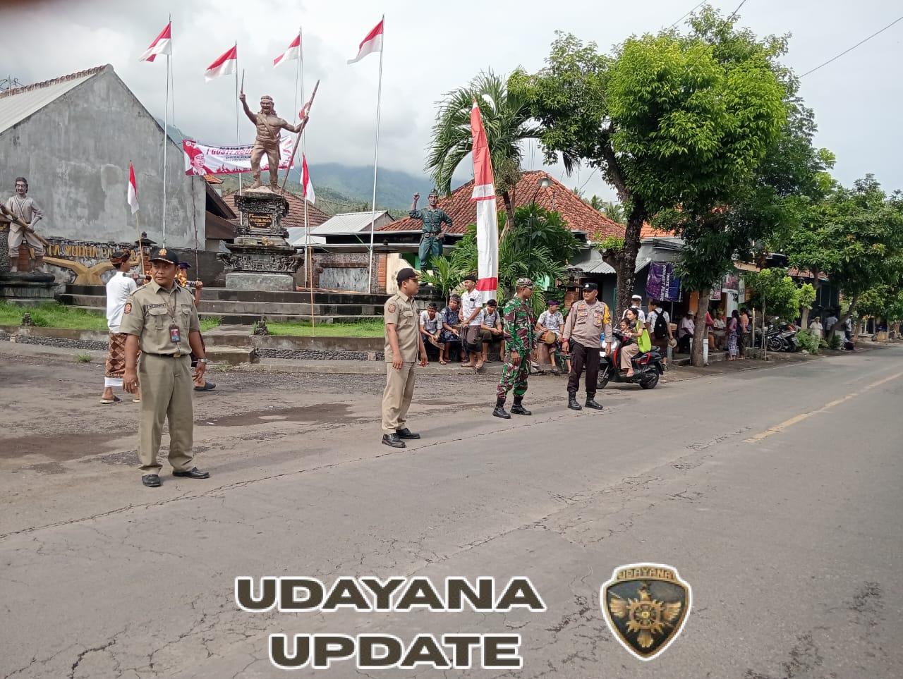 Babinsa, Bhabinkamtibmas, dan Pol PP Bersatu Kawal Napak Tilas Perjuangan Nasional di Monumen Penuktukan