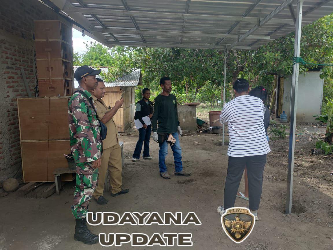 Dukung Eliminasi Rabies, Babinsa dan Dinas Pertanian Sikka Vaksinasi Ratusan HPR