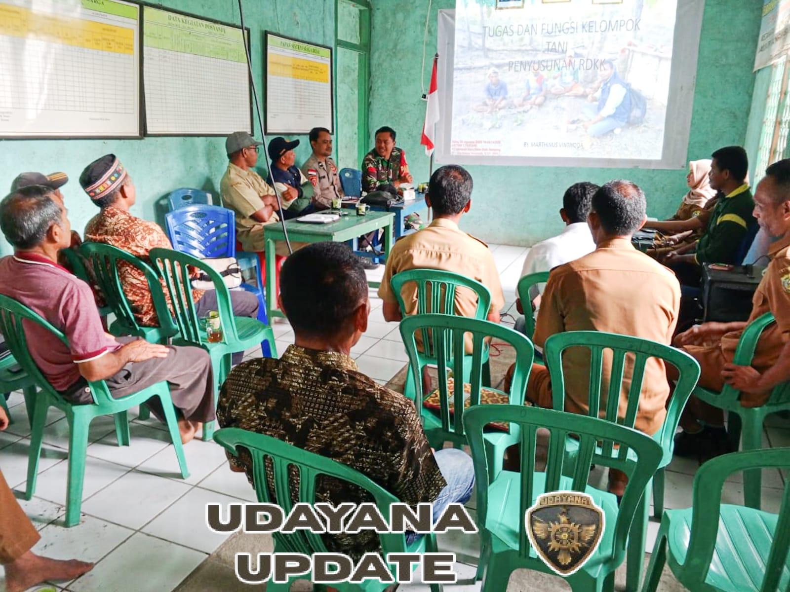 Babinsa Golo Manting Hadiri Sosialisasi E-RDKK Pupuk Bersubsidi Tahun 2026