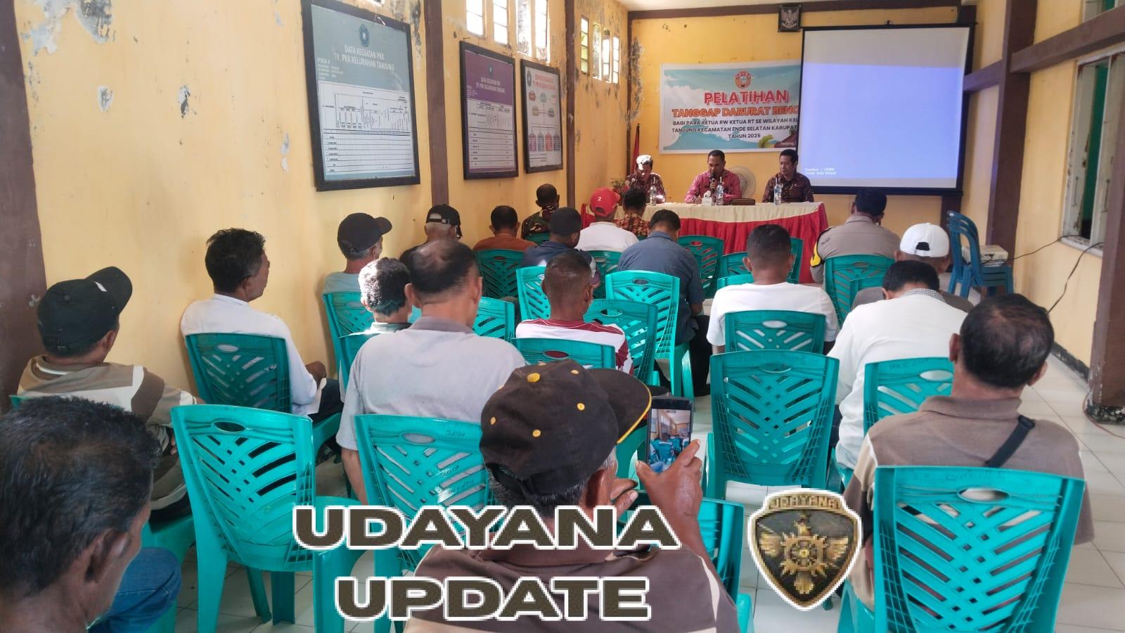 Pelatihan Kesiapsiagaan Bencana, RT/RW Kelurahan Tanjung Dibekali Pengetahuan Dasar Penanggulangan