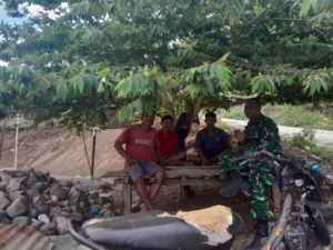 Babinsa Koramil 1602-04/Maurole Laksanakan Komsos dan Pamwil, Pastikan Keamanan Desa Niopanda