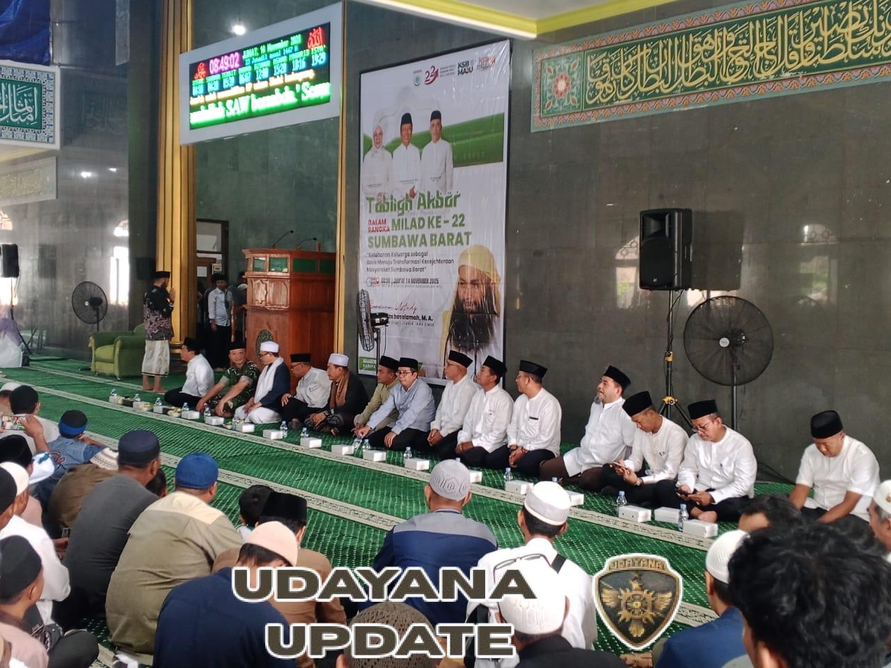 Pasi Pers Kodim 1628/KSB Hadiri Tabligh Akbar HUT RI ke-80 dan Harla ke-22 KSB, Wakili Dandim dalam Penguatan Nilai Keagamaan dan Kebangsaan