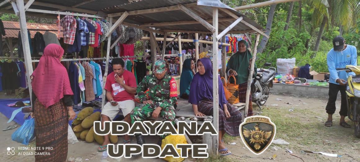 Babinsa Koramil Wolowaru Perkuat Kamtibmas dan Kedekatan dengan Warga Desa Maubasa