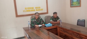 Kasdim 1628/KSB Tekankan Percepatan Verifikasi Lahan dalam Rapat Monitoring Pembangunan KDKMP NTB