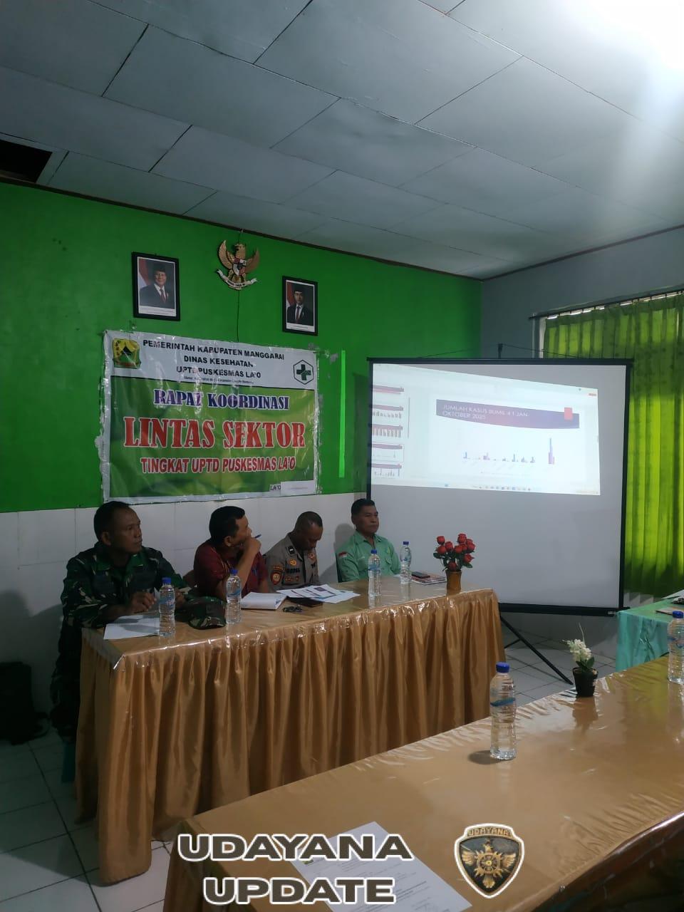 Sinergi TNI–Polri dan Pemda Menguat di Rakor Lintas Sektor Puskesmas La’o