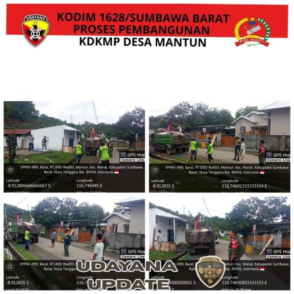 Progres Awal Pembangunan KDKMP Desa Mantun Mulai Berjalan