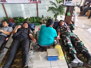 Peringati HUT Ke 26 RSU Permata Hati, Kodim Klungkung Ikut Serta Sumbang Darah Demi Kemanusiaan