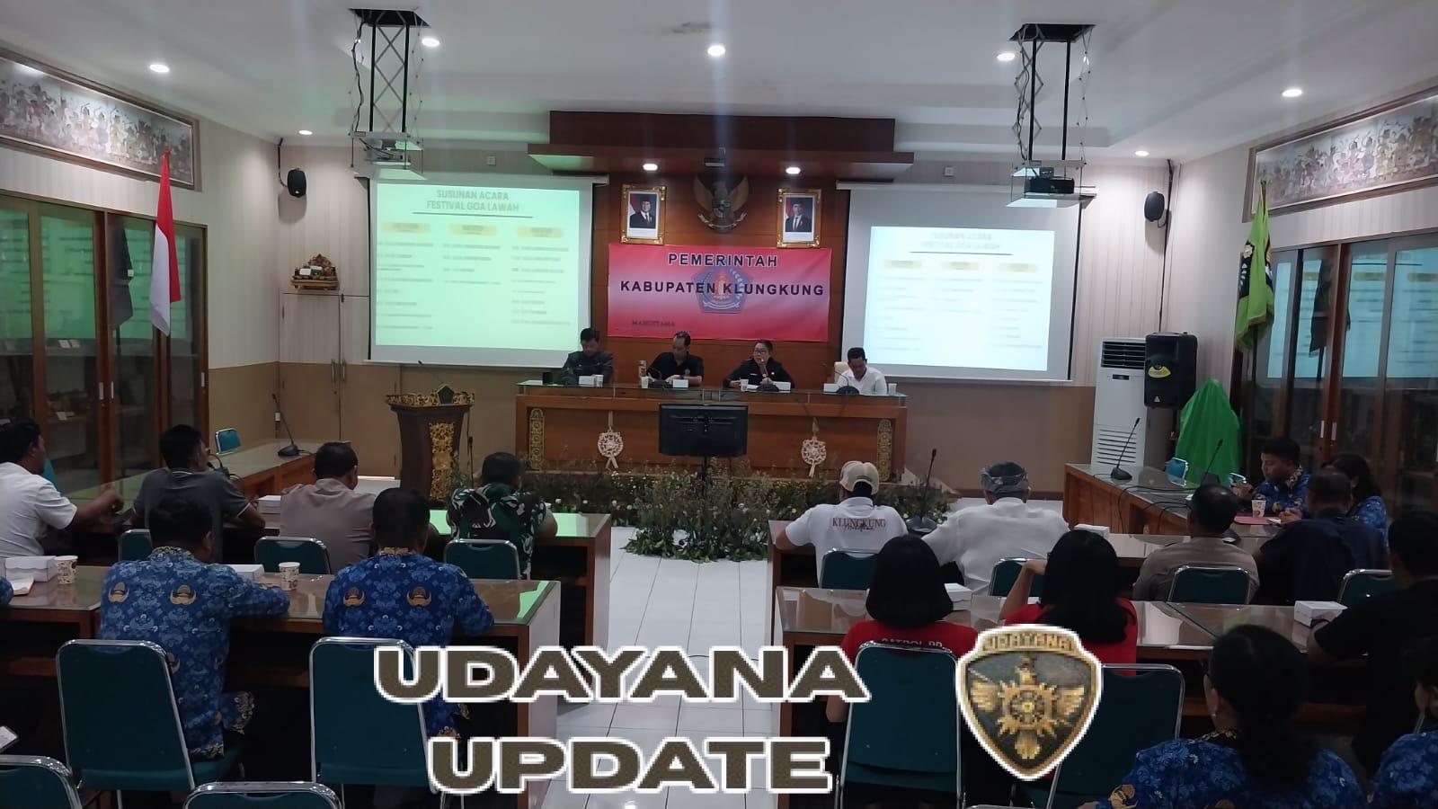 Songsong Festival Goa Lawah, Pjs Danramil Dawan Hadiri Rapat Teknis