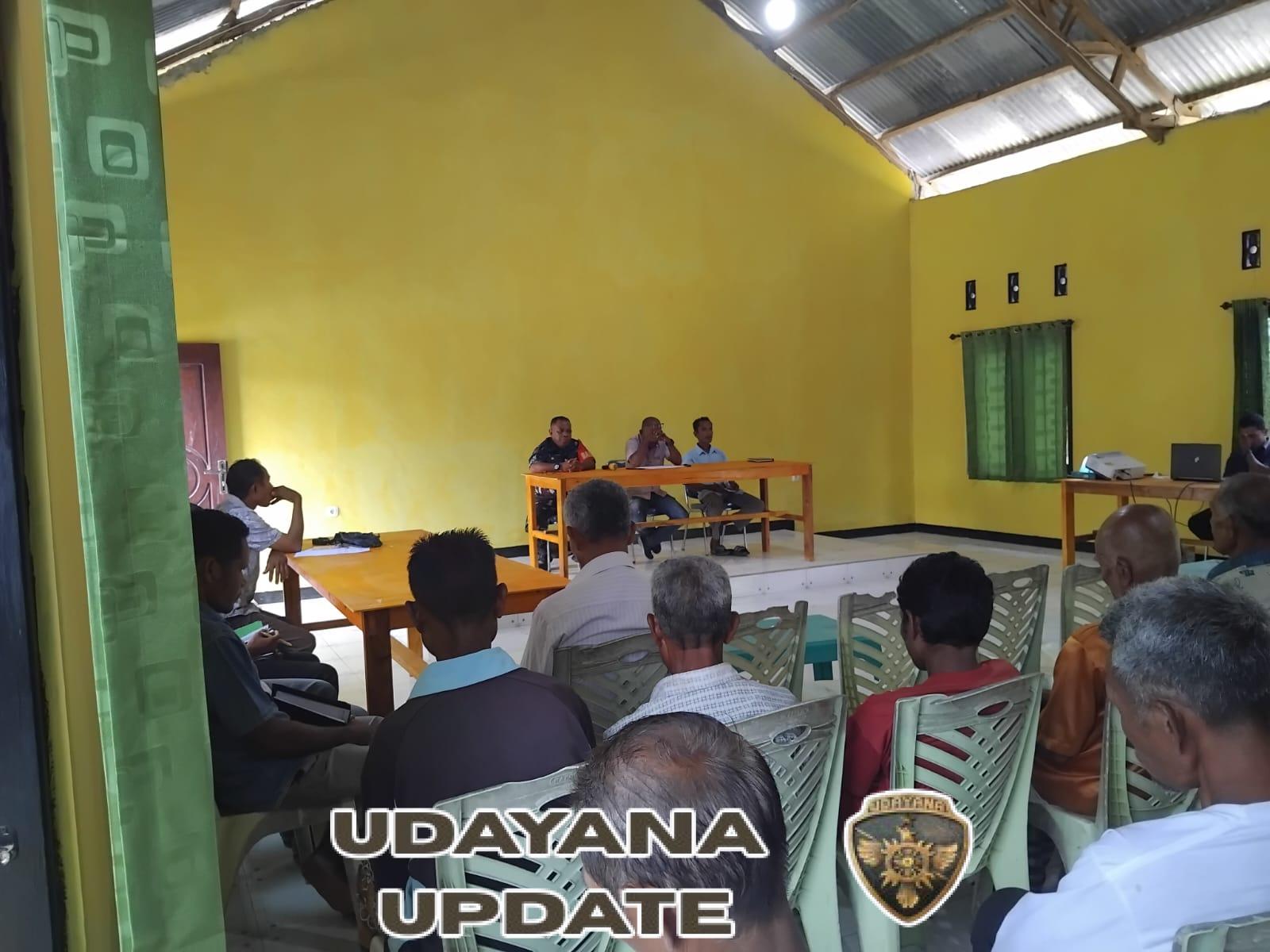 Transparansi APBDes Taloetan Dibahas Bersama Babinsa TNI