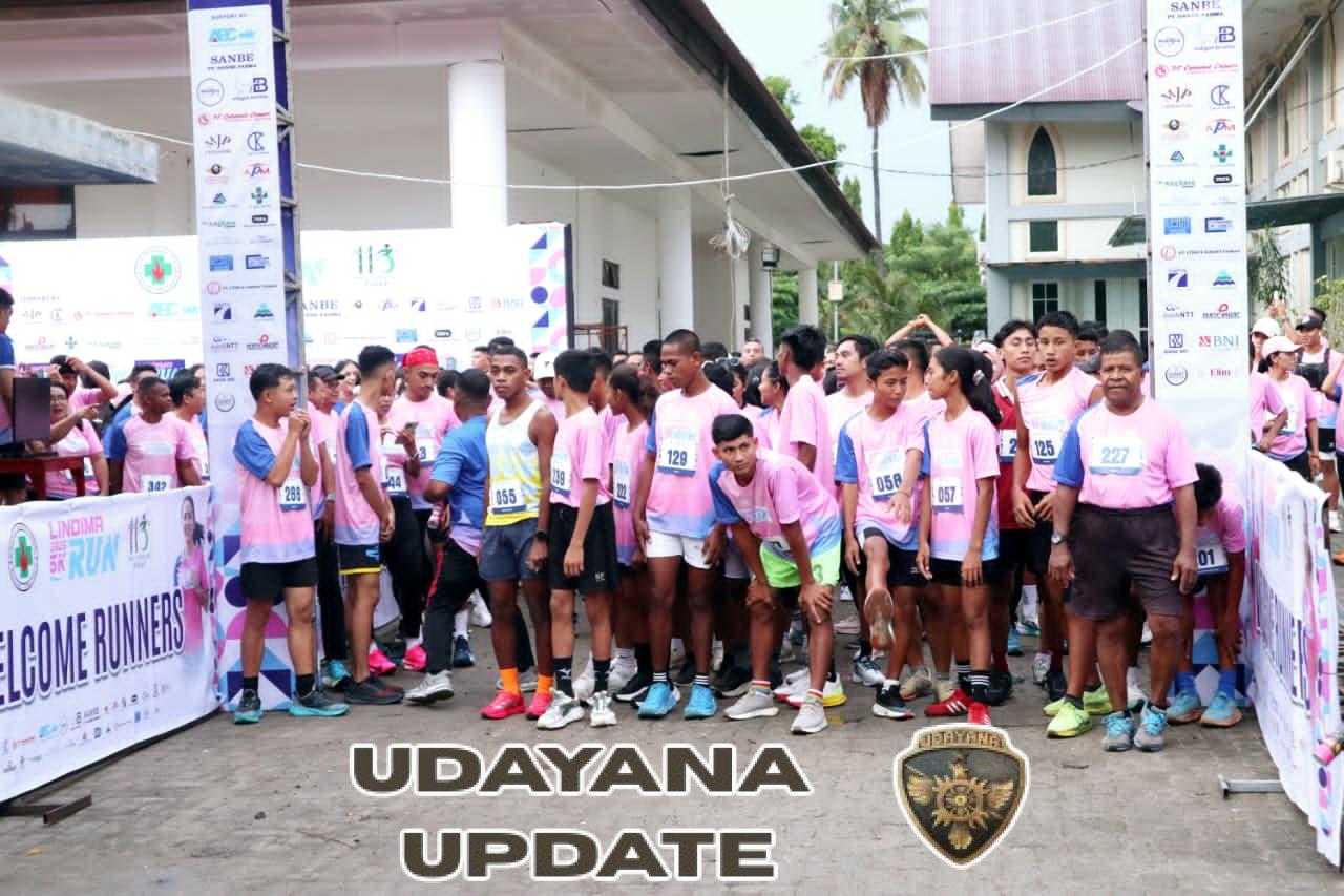 Semarak Lindimarun: Kasdim 1601/Sumba Timur Ikuti Fun Run HUT ke-113 RS Lindimara