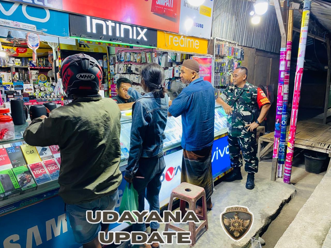 Babinsa Koramil 1625-05/Aesesa Gelar Patroli Malam di Kelurahan Danga