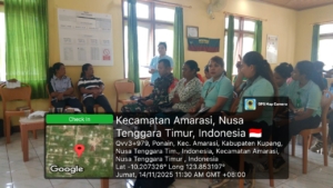 Sinergi TNI Desa Ponain Sukseskan Lomba Posyandu NTT