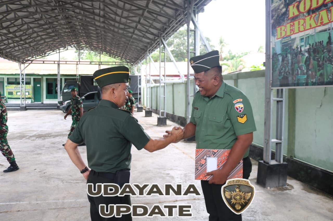 Serka Komang Frans Resmi Pindah Satuan Ke Korem