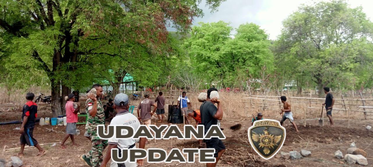 Semangat Gotong Royong Warnai Pembangunan Rumah Warga di Kolana Utara