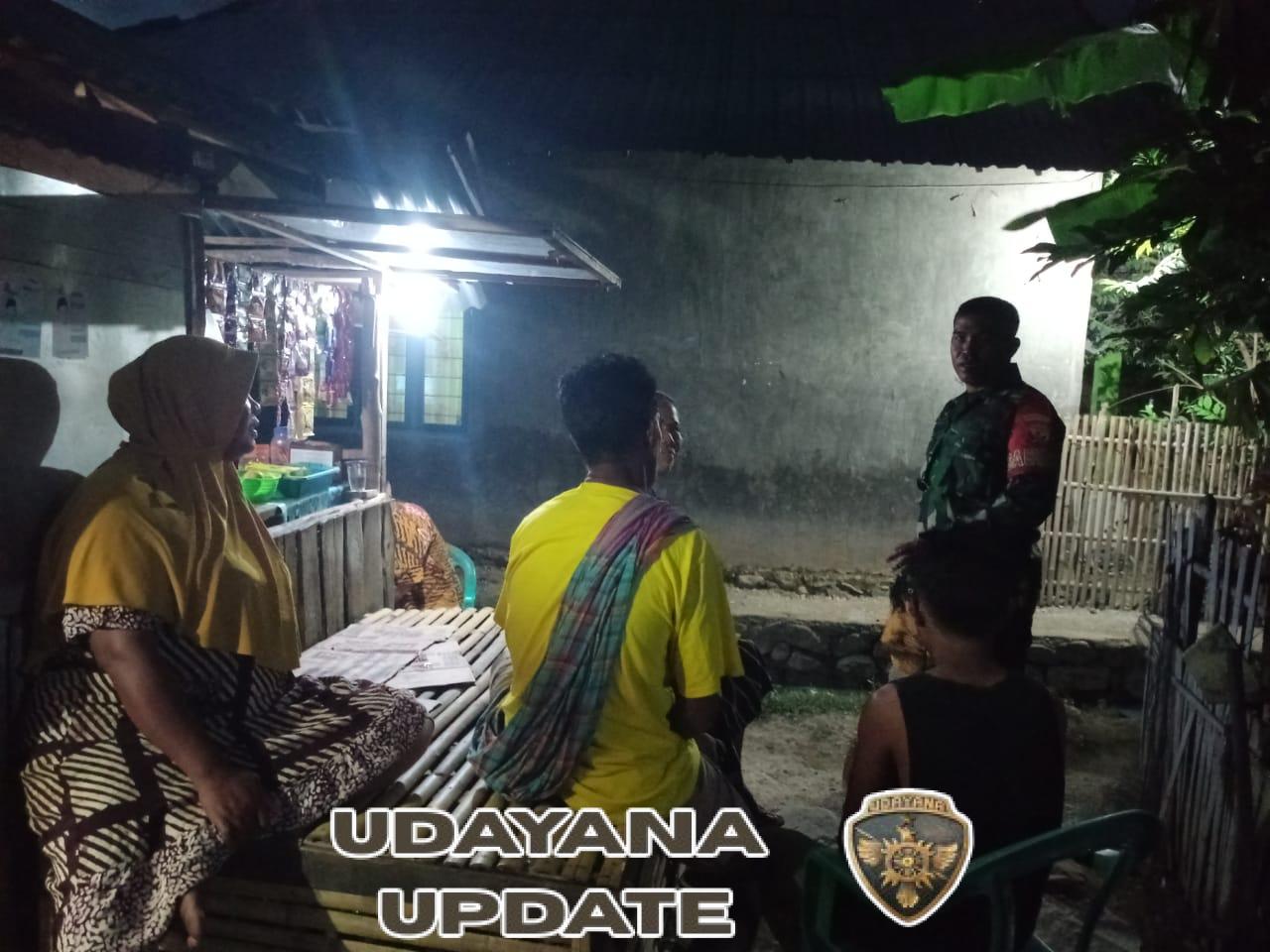 Babinsa Koramil Bolo Gelar Patroli Malam, Edukasi Remaja Hindari Narkoba dan Begadang