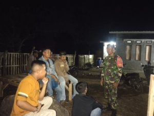 Babinsa Doridungga Ajak Warga Waspada dan Hindari Minuman Keras serta Narkoba