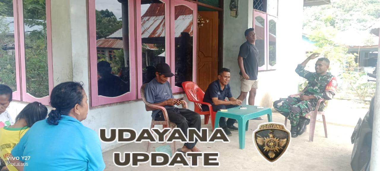 Babinsa Koramil 1602-02/Wolowaru Tingkatkan Keamanan Desa Hobatuwa Lewat Komsos dan Pamwil
