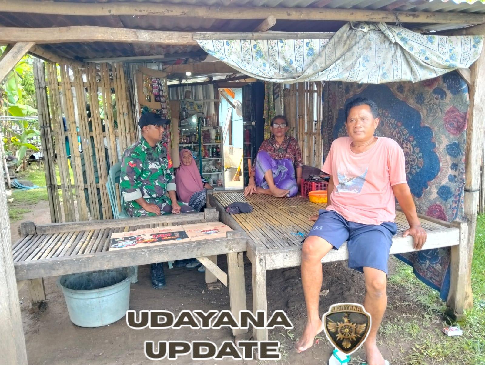 Babinsa Goa Koptu Agus Darmawan Patroli dan Komsos Jaga Keamanan Warga