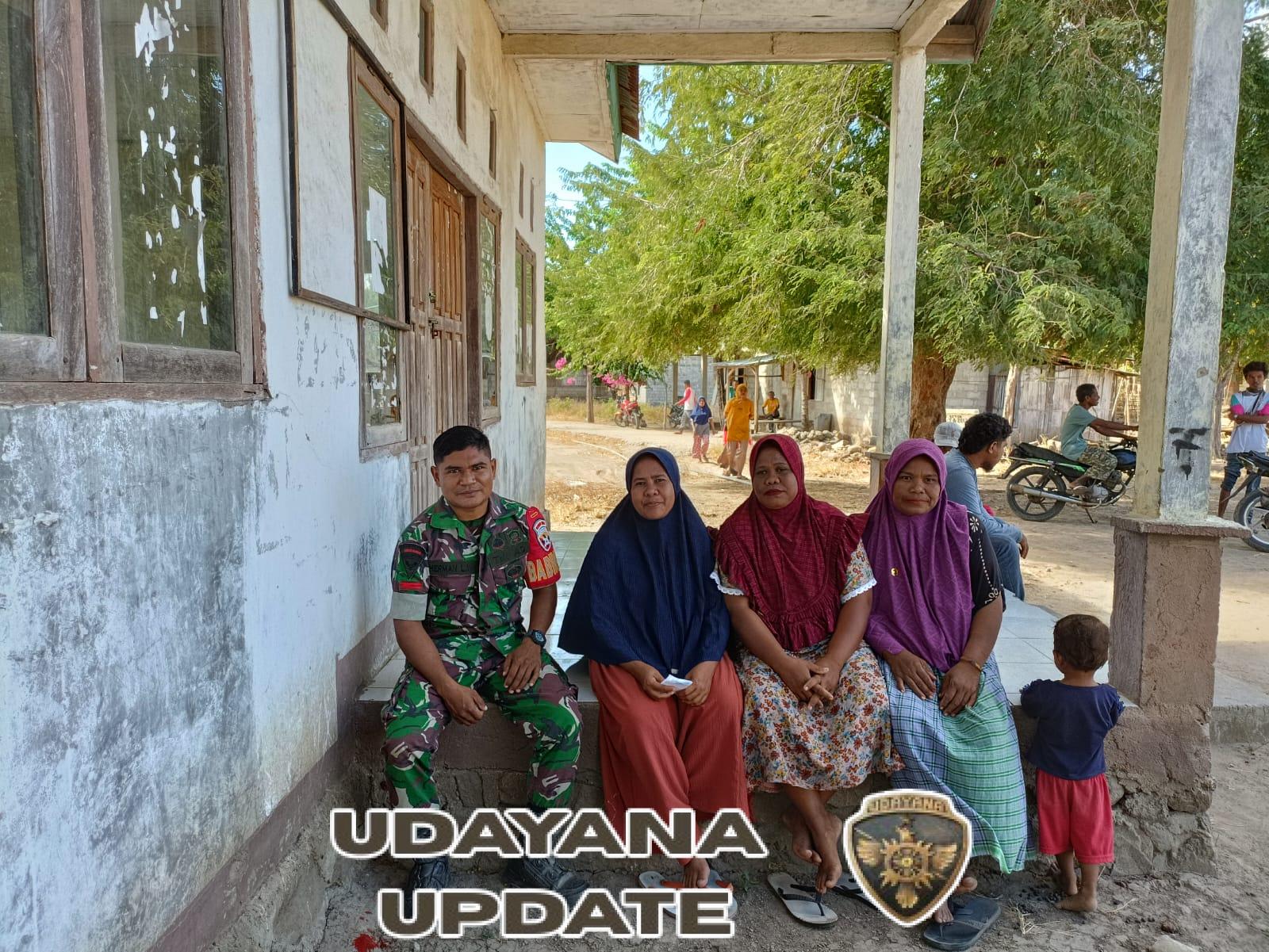 Babinsa Koramil 1624-04/Omesuri Lakukan Monitoring dan Komsos, Perkuat Hubungan dengan Masyarakat Desa Tobotani