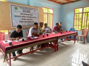 Sinergi TNI dan Pemerintah Desa Mocok: RKPDes 2026 Resmi Ditetapkan