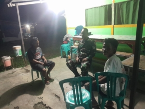 Koramil 1628-04/Poto Tano Gelar Patroli Malam Jaga Stabilitas Keamanan Wilayah