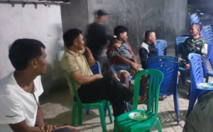 Patroli Malam Koramil 1628-03/Seteluk Perkuat Keamanan Wilayah Kecamatan Seteluk