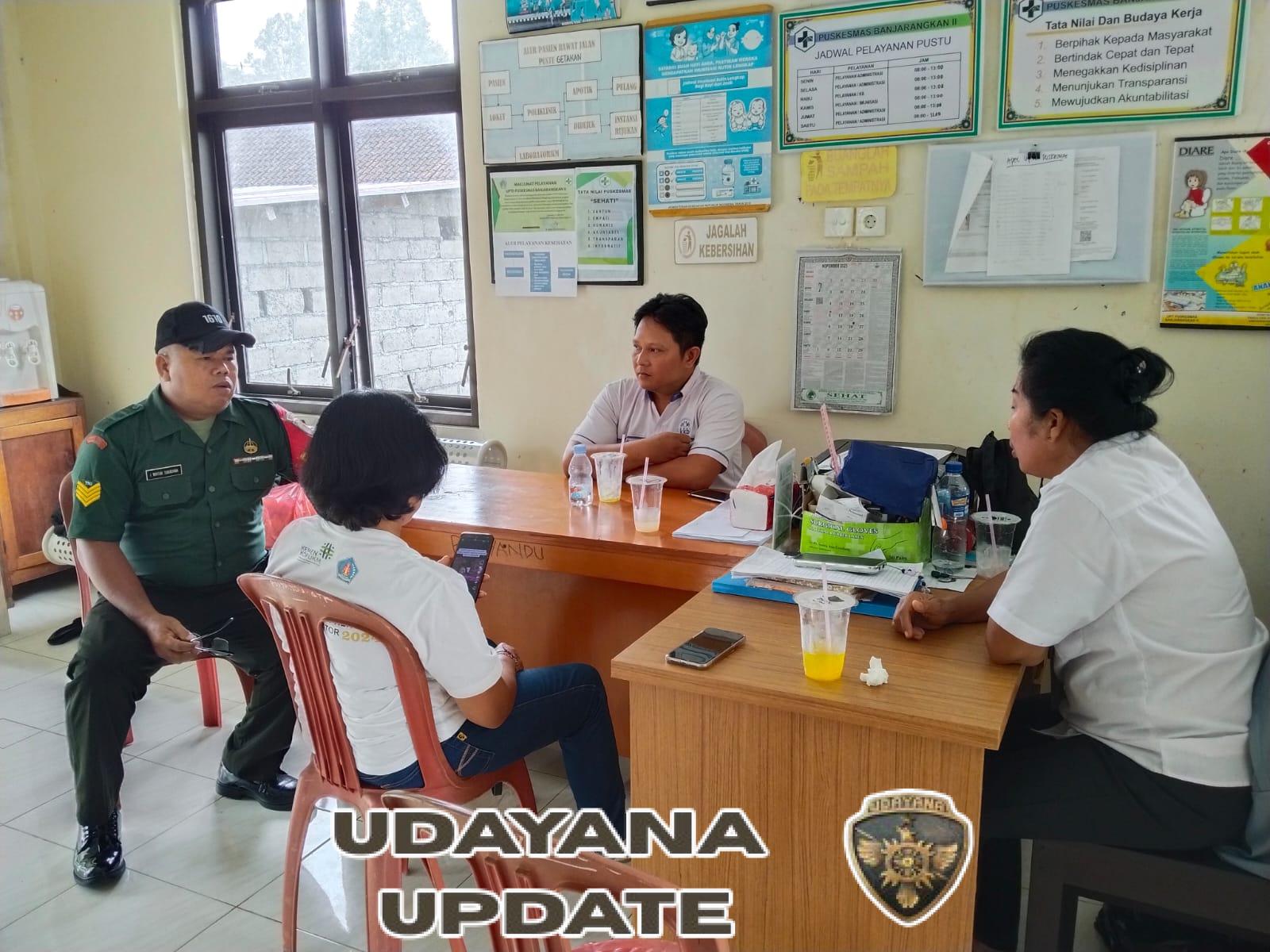 Babinsa Getakan Gelar Komsos Bersama Bidan Desa