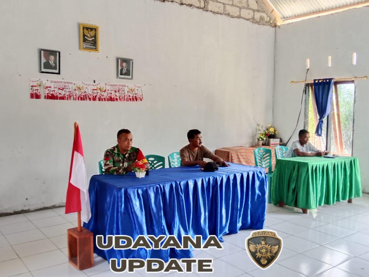 Babinsa Praka Moch Rio Aldian Mediasi Sengketa Aliran Air Warga di Desa Ingguinak