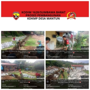Progres Pembangunan KDKMP Desa Mantun Capai 1 Persen