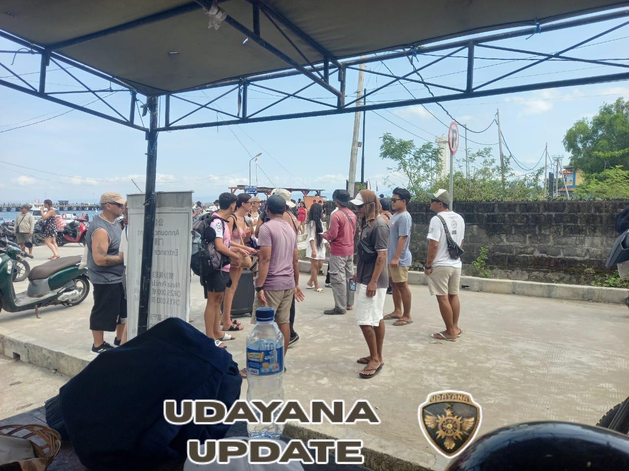 Gelar Patroli, Koramil Nusa Penida Sasar Pelabuhan Sebagai Satu Satunya Akses Keluar Masuk