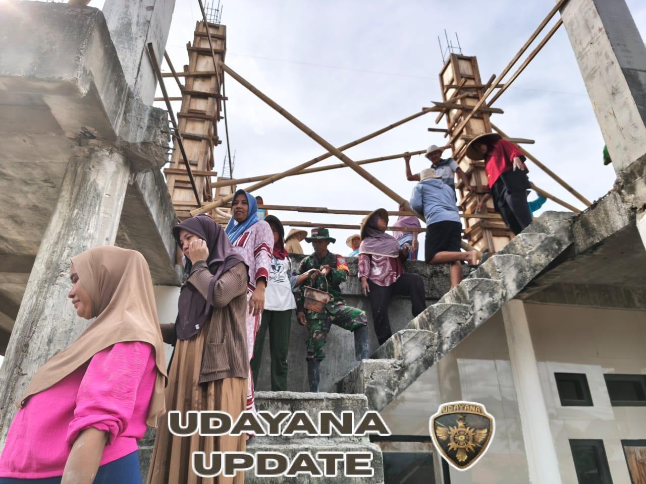 Babinsa Serka Suhardi Perjuangkan Dana, Pembangunan Masjid Dimulai dari Nol