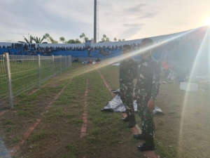 Kodim 1602/Ende Amankan Turnamen ETMC 2025, Penonton dan Pertandingan Tetap Kondusif