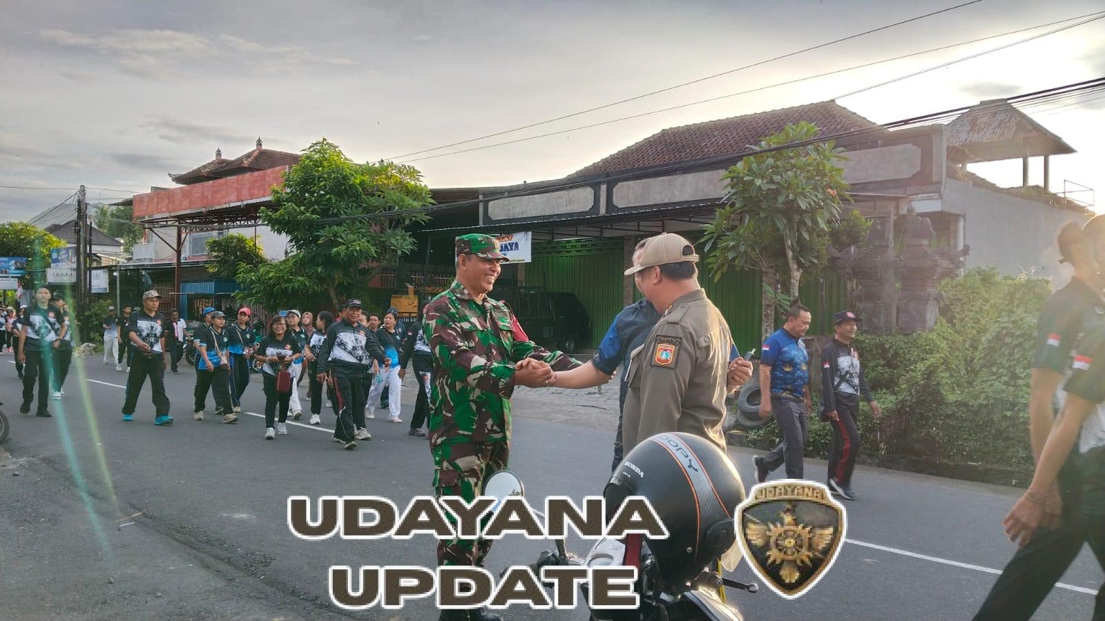 Babinsa 1623-01/Karangasem bersinergi amankan kegiatan Car Free Day.