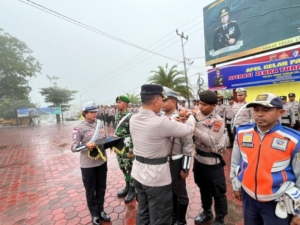 Kodim 1621/TTS Perkuat Sinergi: 200 Personel Gabungan Hadiri Apel Operasi Zebra 2025